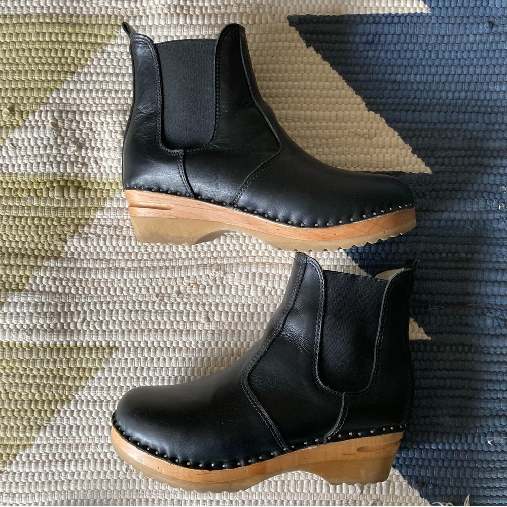 Troentorp Rockwell Shearling Clog Boots